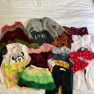 12m 12-18m 18m assorted girls bundle